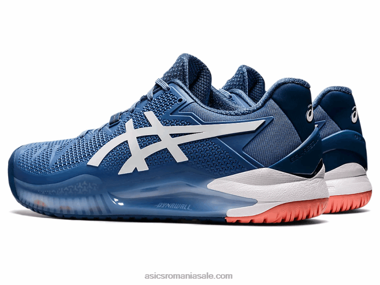 Asics armonie albastru/alb gel-rezoluție 8 lățime ZF4641464