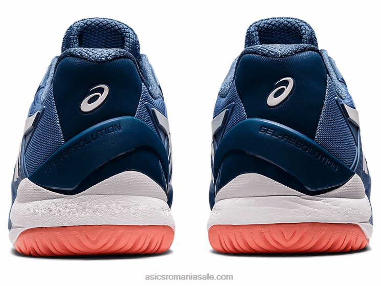 Asics armonie albastru/alb gel-rezoluție 8 lățime ZF4641464