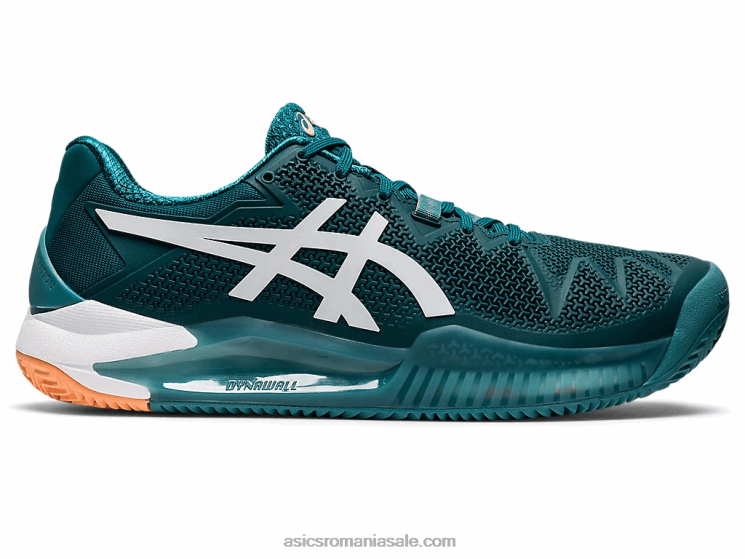 Asics catifea pin/alb gel-rezoluție 8 argilă ZF4641224