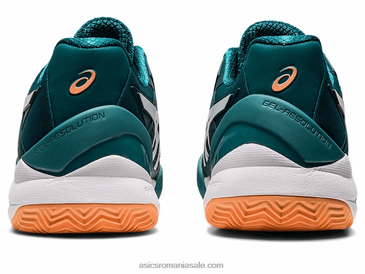 Asics catifea pin/alb gel-rezoluție 8 argilă ZF4641224
