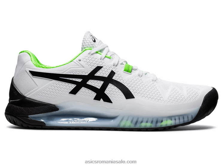 Asics gecko alb/verde rezoluție gel 8 ZF4641852