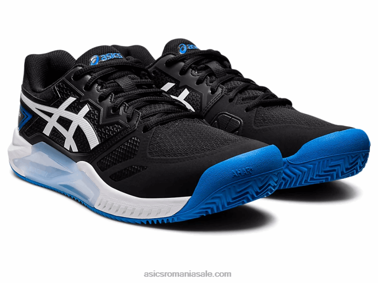 Asics negru/albastru electric gel-challenger 13 argilă ZF4641129