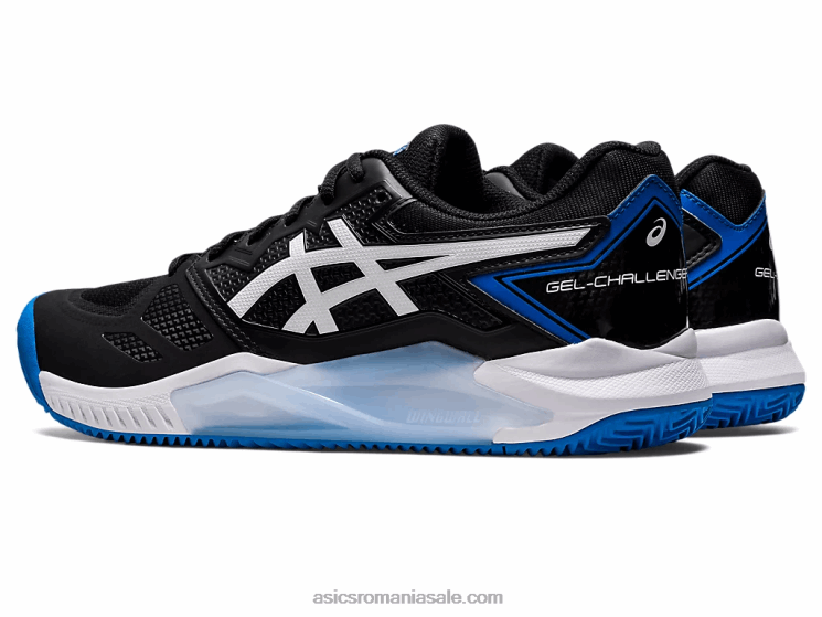 Asics negru/albastru electric gel-challenger 13 argilă ZF4641129