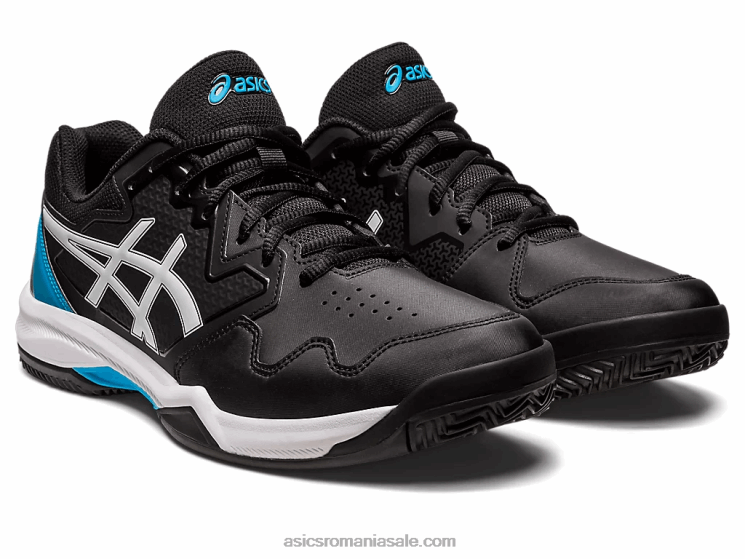 Asics negru/albastru insula gel-dedicat 7 argilă ZF464494