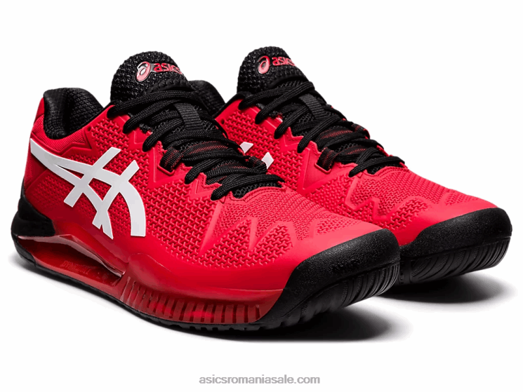 Asics roșu electric/alb rezoluție gel 8 ZF4641747