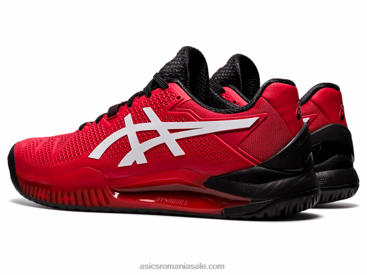Asics roșu electric/alb rezoluție gel 8 ZF4641747