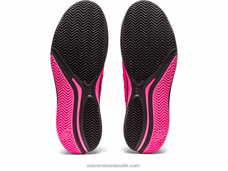 Asics roz aprins/negru gel-rezoluție 9 argilă ZF46449