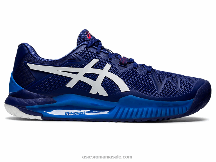 Asics scufundare albastru/alb rezoluție gel 8 ZF4641165