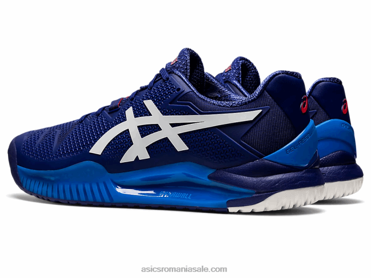 Asics scufundare albastru/alb rezoluție gel 8 ZF4641165