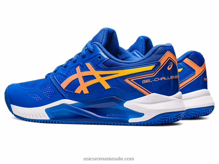Asics ton albastru/piersica soarelui gel-challenger 13 argilă ZF464138