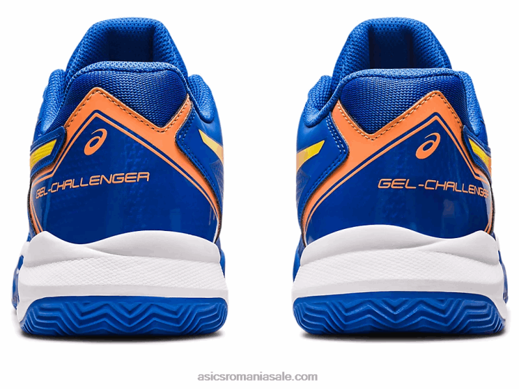 Asics ton albastru/piersica soarelui gel-challenger 13 argilă ZF464138