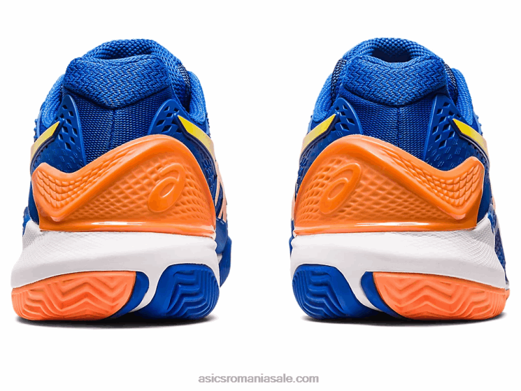 Asics ton albastru/piersica soarelui gel-rezoluție 9 argilă ZF46489