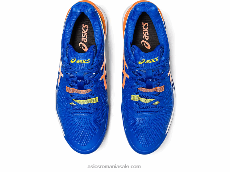 Asics ton albastru/piersica soarelui gel-rezoluție 9 argilă ZF46489