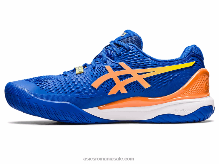 Asics ton albastru/piersica soarelui rezoluție gel 9 ZF46462