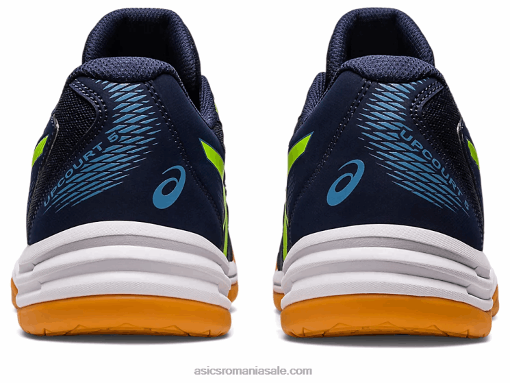 Asics miezul nopții/verde pericol curtea superioară 5 ZF464466