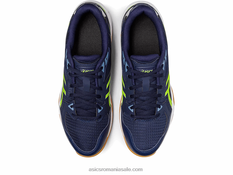 Asics miezul nopții/verde pericol gel-rachetă 10 ZF464407