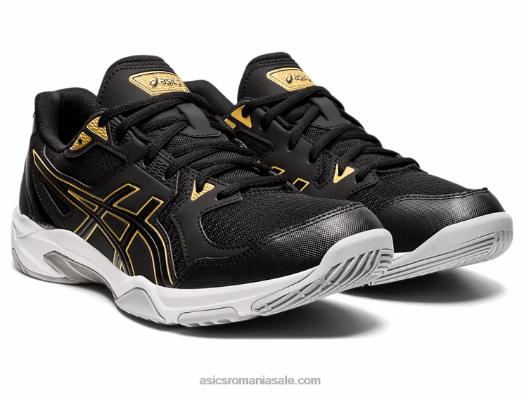 Asics negru/aur pur gel-rachetă 10 ZF4641888