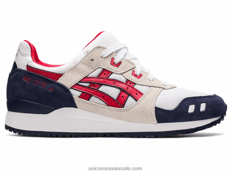 Asics alb/rosu clasic gel-lyte iii og ZF4641903