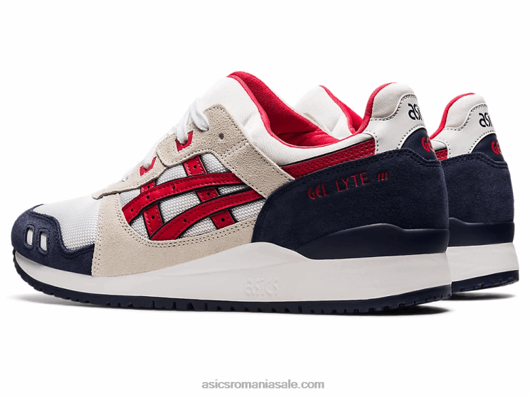 Asics alb/rosu clasic gel-lyte iii og ZF4641903