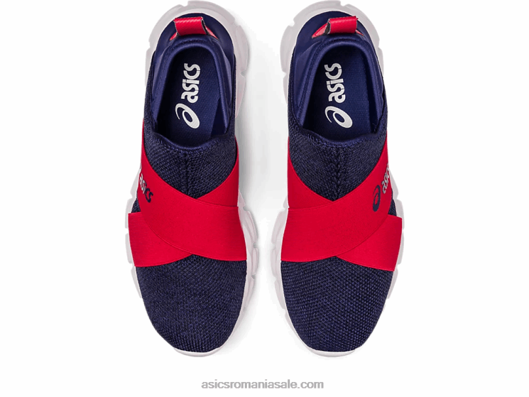 Asics albastru indigo/roșu viteză slip-on cu lyte cuantic ZF4641237