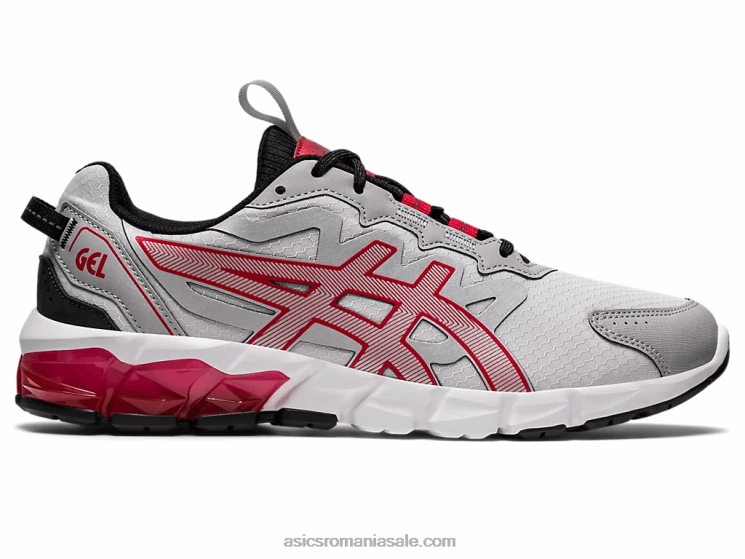 Asics gri glacier/rosu clasic gel-quantum 90 ZF464672