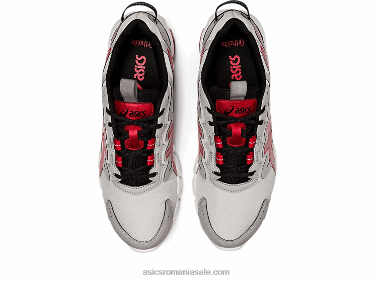 Asics gri glacier/rosu clasic gel-quantum 90 ZF464672