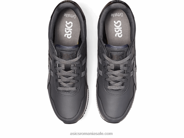 Asics gri oțel/foaie rocă alergător de tigru ZF4641189