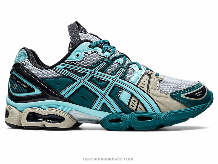 Asics gri piemont/albastru aruba ub3-s gel-nimbus 9 ZF4641251