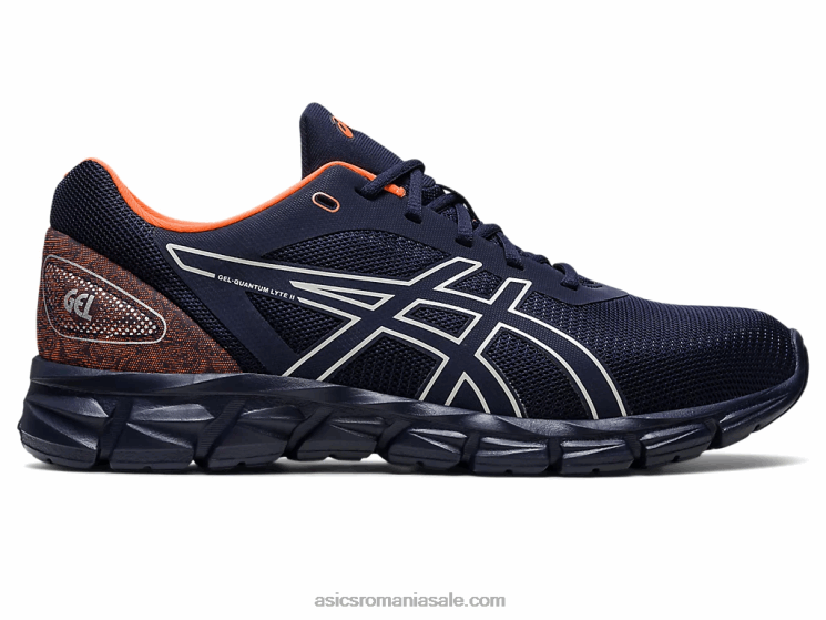 Asics miezul nopții/portocaliu șocant gel-quantum lyte ii ZF464268