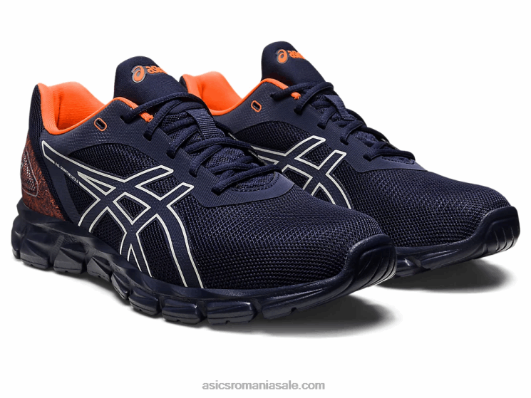 Asics miezul nopții/portocaliu șocant gel-quantum lyte ii ZF464268