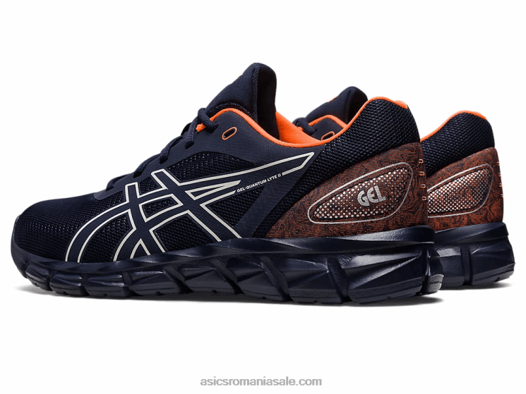 Asics miezul nopții/portocaliu șocant gel-quantum lyte ii ZF464268