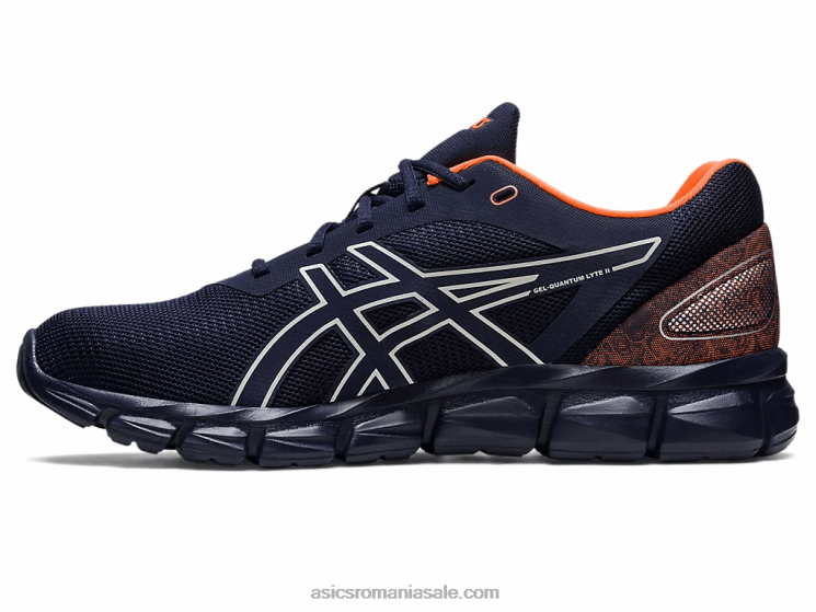 Asics miezul nopții/portocaliu șocant gel-quantum lyte ii ZF464268