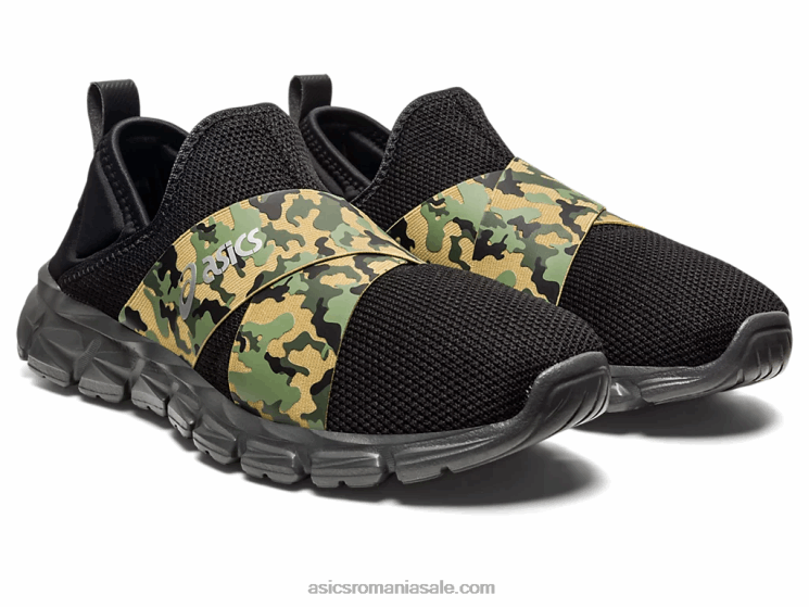 Asics negru/camo slip-on cu lyte cuantic ZF4641232