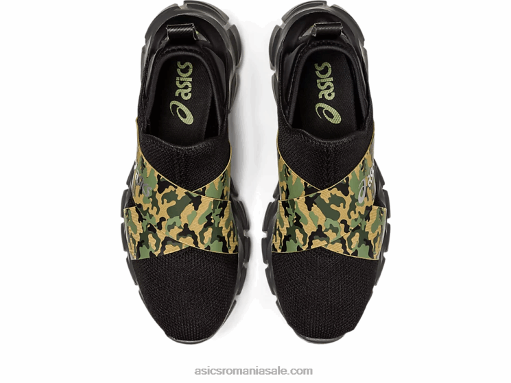 Asics negru/camo slip-on cu lyte cuantic ZF4641232