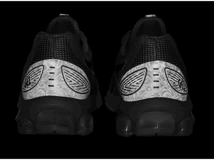 Asics negru/galben de siguranță gel-quantum 180 vii ZF464224