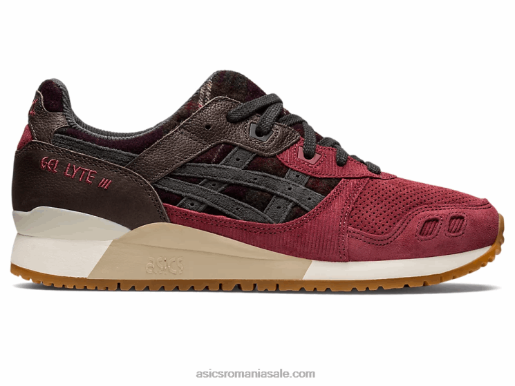 Asics roșu piept/gri obsidian gel-lyte iii og ZF464747