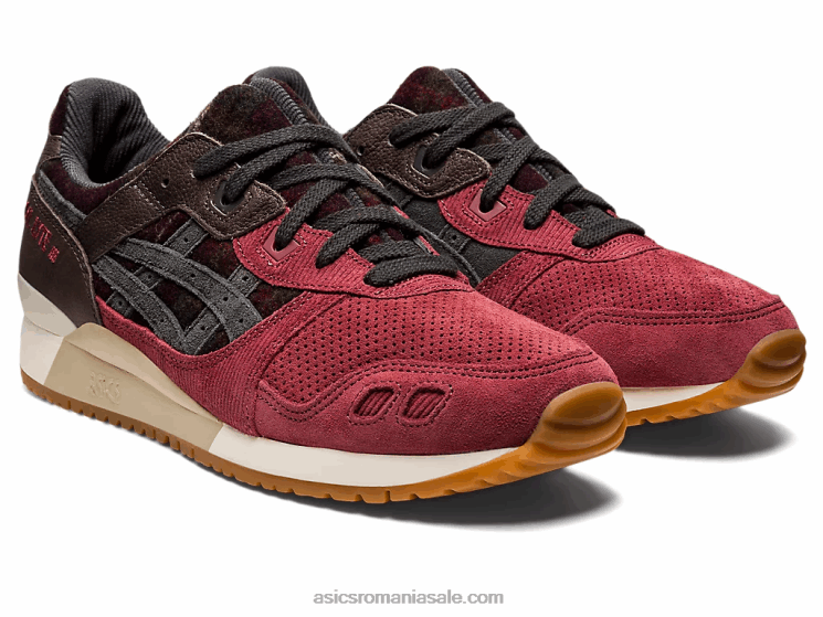 Asics roșu piept/gri obsidian gel-lyte iii og ZF464747