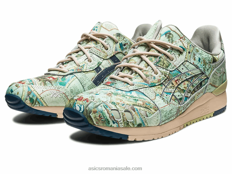 Asics verde gheață/albastru miezul nopții atmos x gel-lyte iii og ZF464570