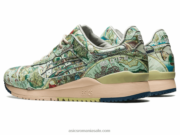 Asics verde gheață/albastru miezul nopții atmos x gel-lyte iii og ZF464570