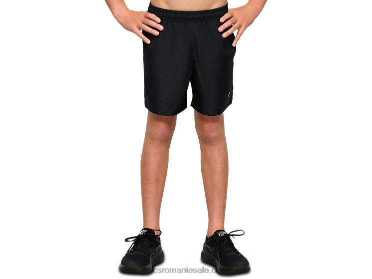Asics negru de performanță scurt sport țesut pentru tineret ZF4644226