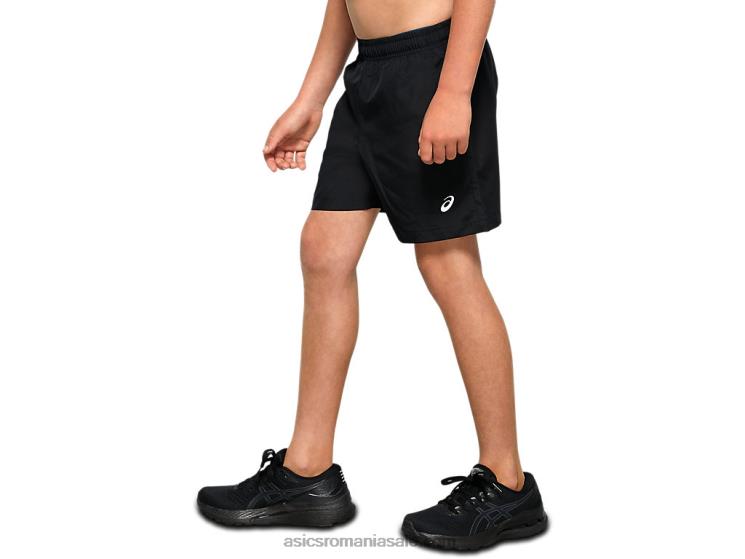 Asics negru de performanță scurt sport țesut pentru tineret ZF4644226