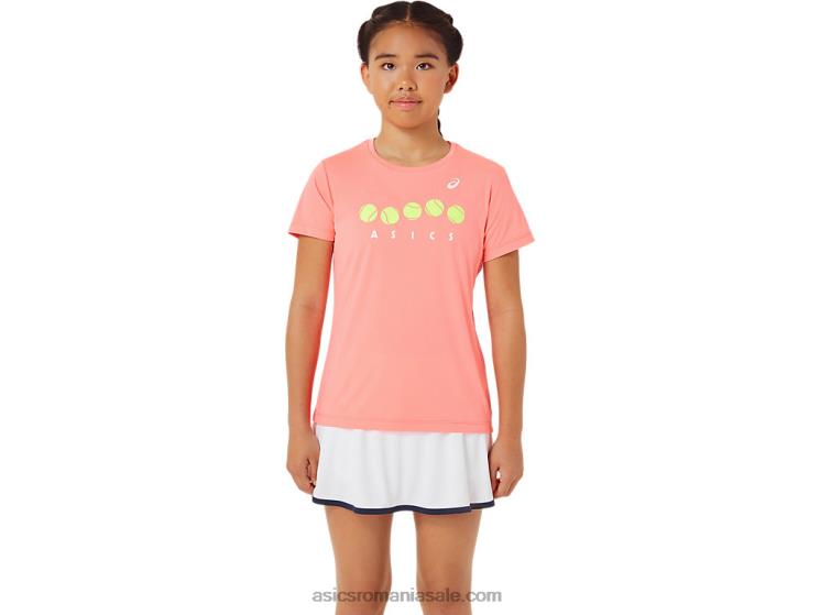 Asics guava tricou grafic de tenis pentru copii ZF4644237