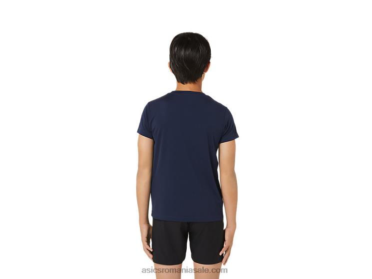 Asics miezul nopţii top cu mânecă scurtă pentru tenis pentru copii ZF4644231