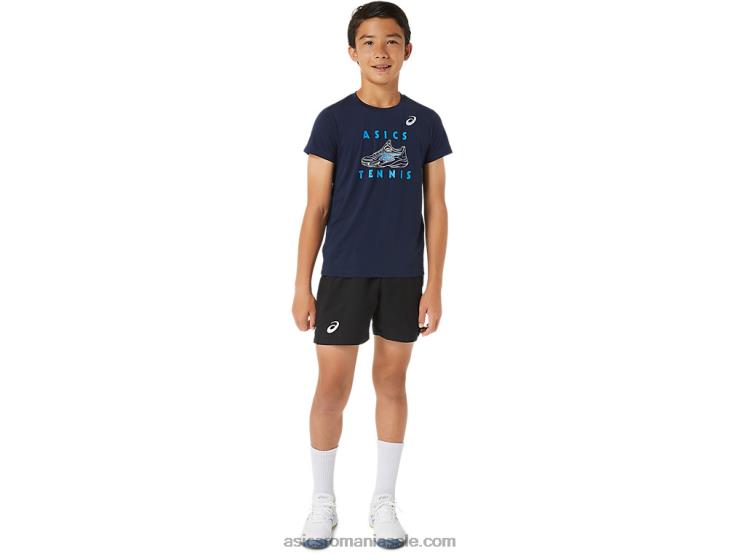 Asics miezul nopţii top cu mânecă scurtă pentru tenis pentru copii ZF4644231