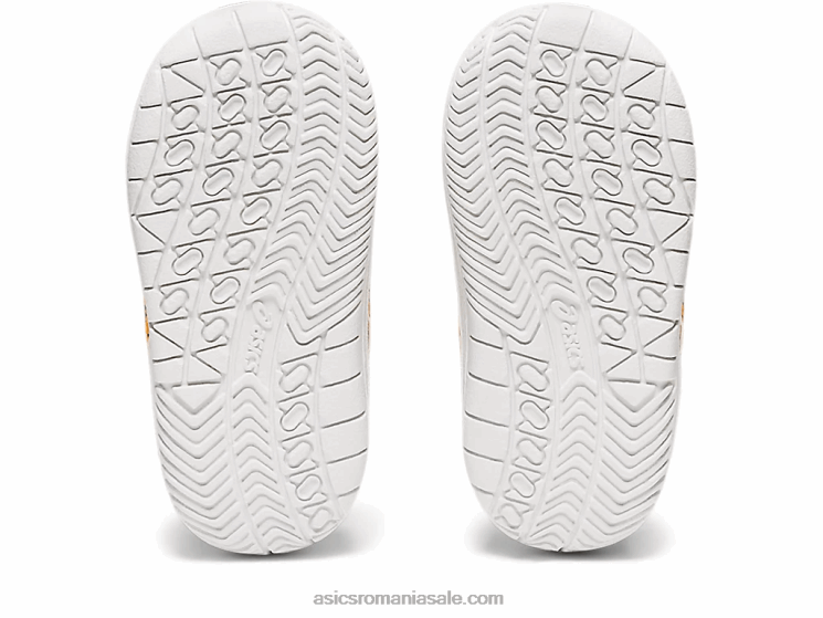 Asics alb/colega galben mărimea copilului mic al Japoniei ZF4644443