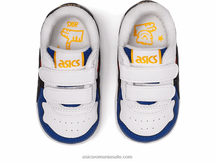 Asics alb negru mărimea copilului mic al Japoniei ZF4644428