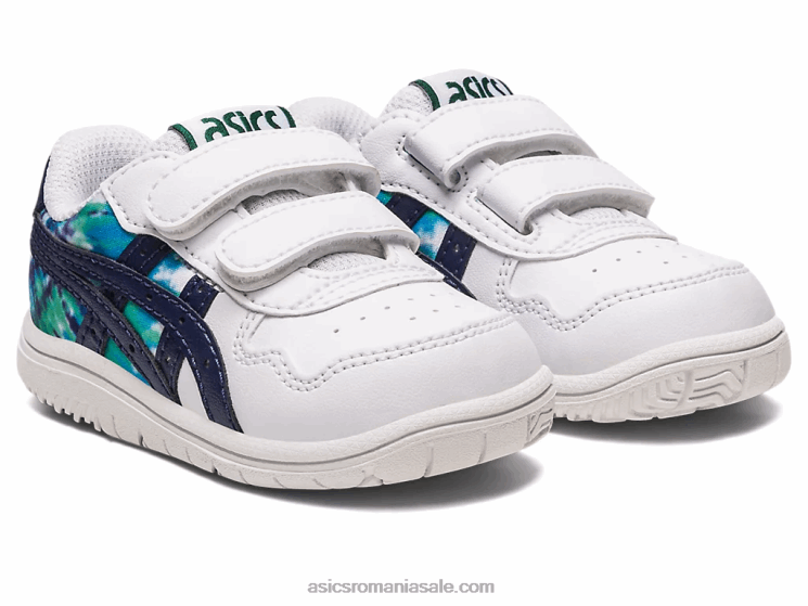 Asics alb/peacoat mărimea copilului mic al Japoniei ZF4644327