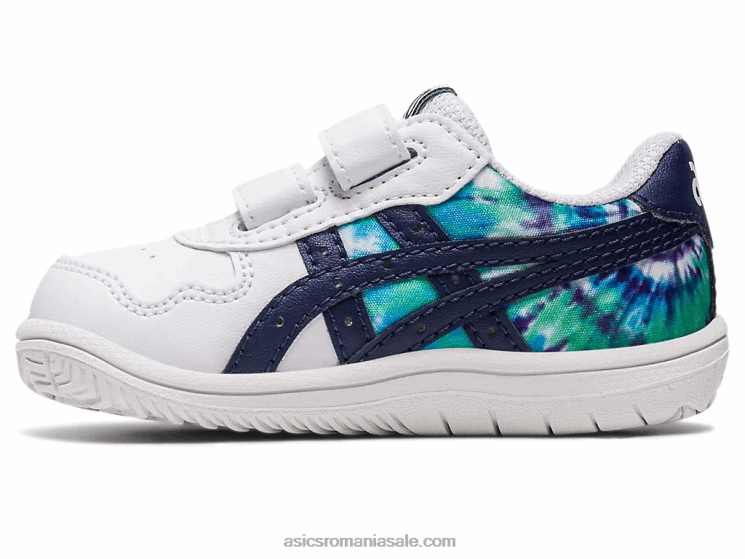 Asics alb/peacoat mărimea copilului mic al Japoniei ZF4644327