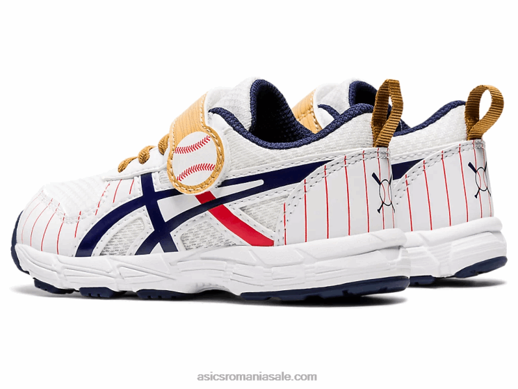 Asics alb/peacoat susțin dimensiunea 6 copil mic ZF4644555
