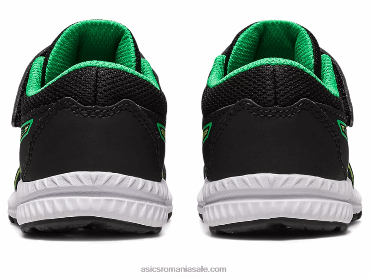 Asics coaja neagra/lamaie susțin dimensiunea 8 copil mic ZF4644316